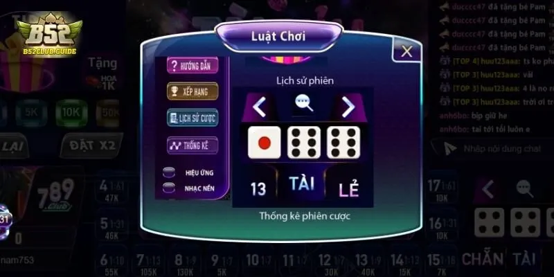 soi cầu tài xỉu tai b52 club