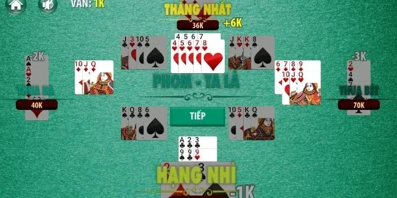 Phỏm tá lả online